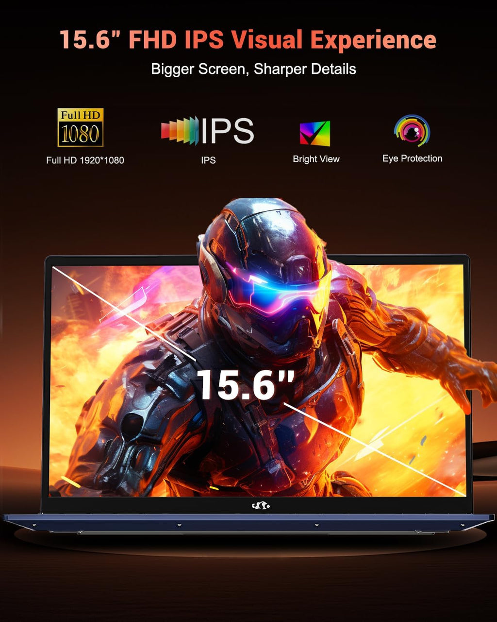 NIMO 15.6' IPS FHD-Gaming-Laptop, AMD Ryzen 7 8745HS 16GB DDR5 RAM 1TB SSD (Beat R9 6900HX, up to 4.9GHz) Radeon 780M GPU Business Computer with 100W Type-C Backlit Keyboard, Fingerprint USB-C 4.0