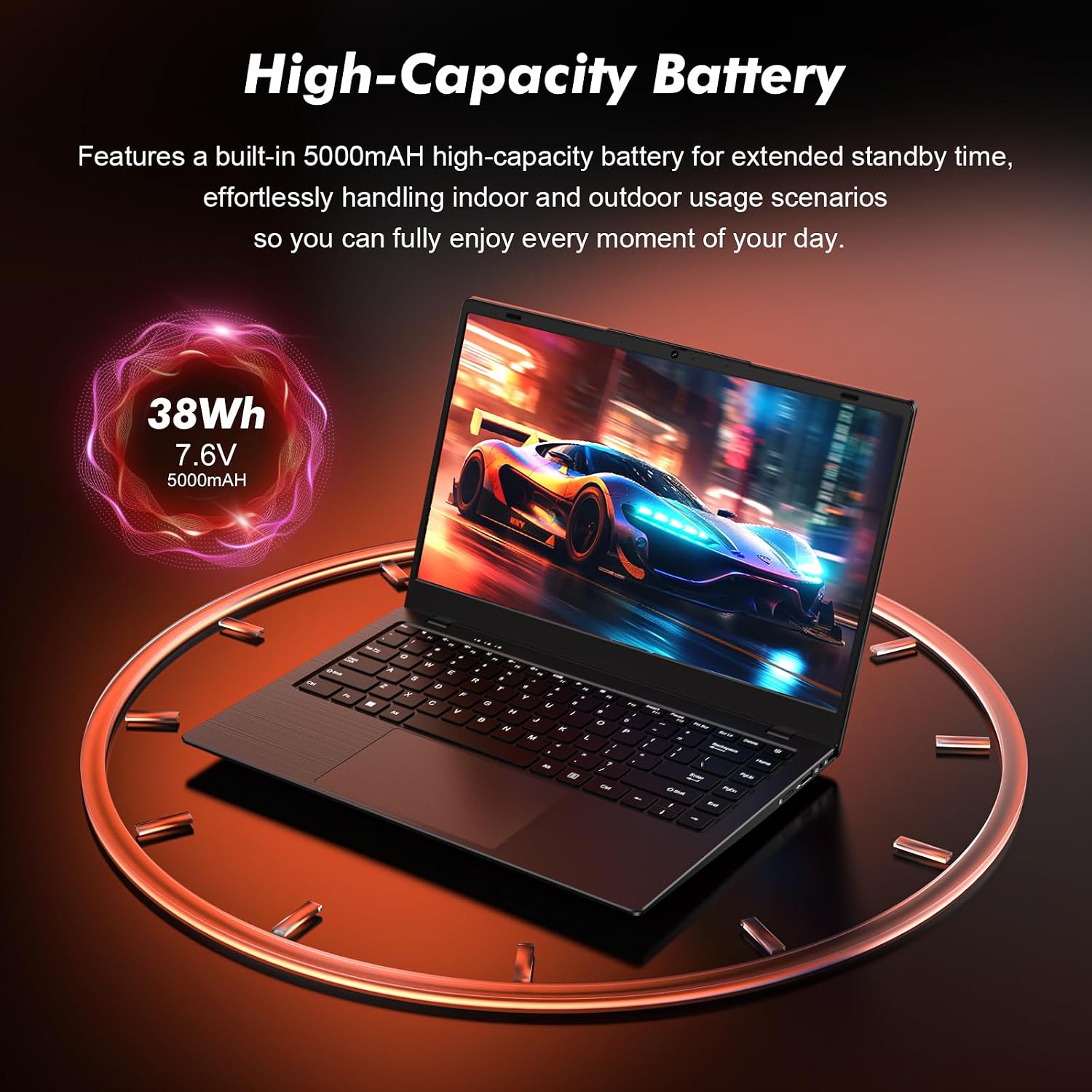 Laptop Computer, Laptop with Gold 6500Y (Beat N5095, Up to 3.4GHz), 16GB RAM 256GB SSD, 14-Inch FHD IPS Display, Bluetooth, WiFi, HDMI, Type-C PD, 38Wh Battery, Thin & Portable Laptops
