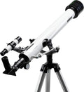Educational Insights GeoSafari Omega Refractor Telescope - 60 mm Beginner Telescope for Kids 8-12, High Powered Refractor Telescopes, Astronomical Telescopes for Stargazing and Planet Viewing