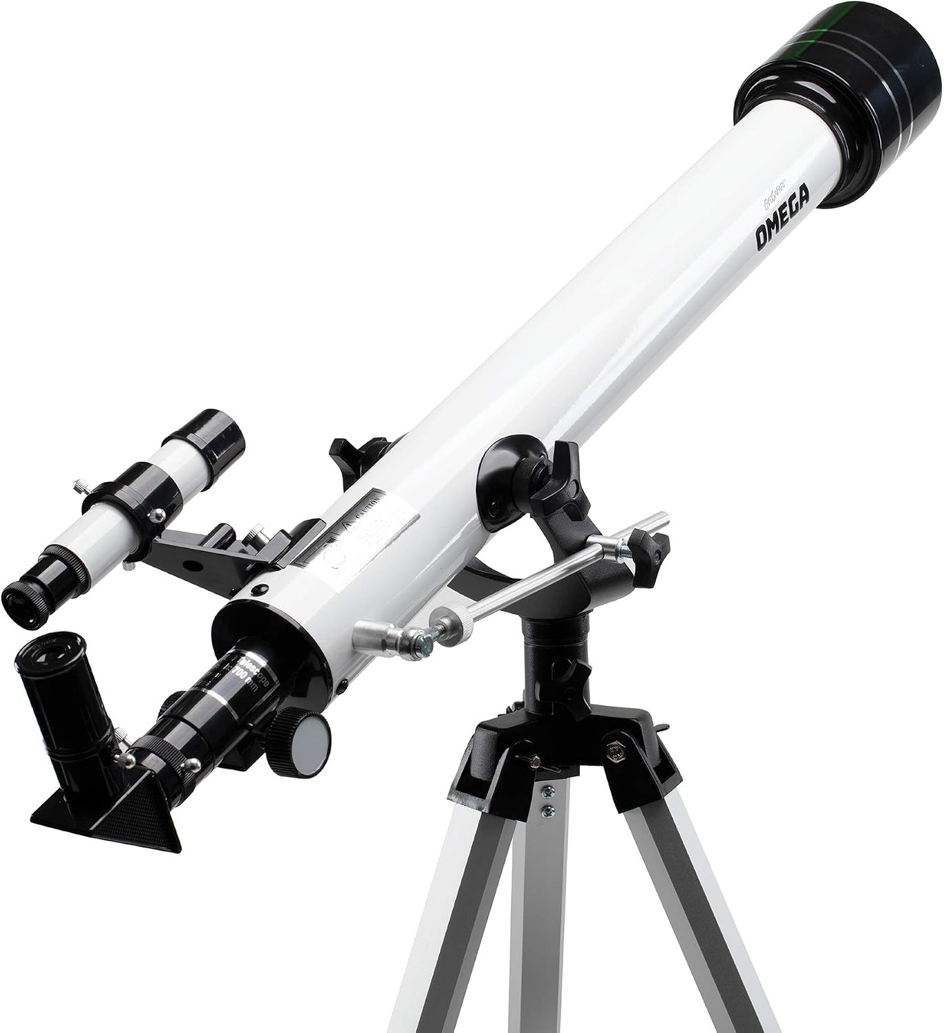 Educational Insights GeoSafari Omega Refractor Telescope - 60 mm Beginner Telescope for Kids 8-12, High Powered Refractor Telescopes, Astronomical Telescopes for Stargazing and Planet Viewing