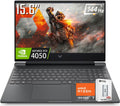 HP Victus RTX 4050 AI Gaming Laptop with Copilot, 15.6 FHD 144Hz, AMD Ryzen 7 7445HS(Beats Intel i9-12900), NVIDIA RTX 4050, 16GB DDR5 RAM, 1 TB PCIE SSD, Backlit Keyboard, W/128G PSD, Win 11 H
