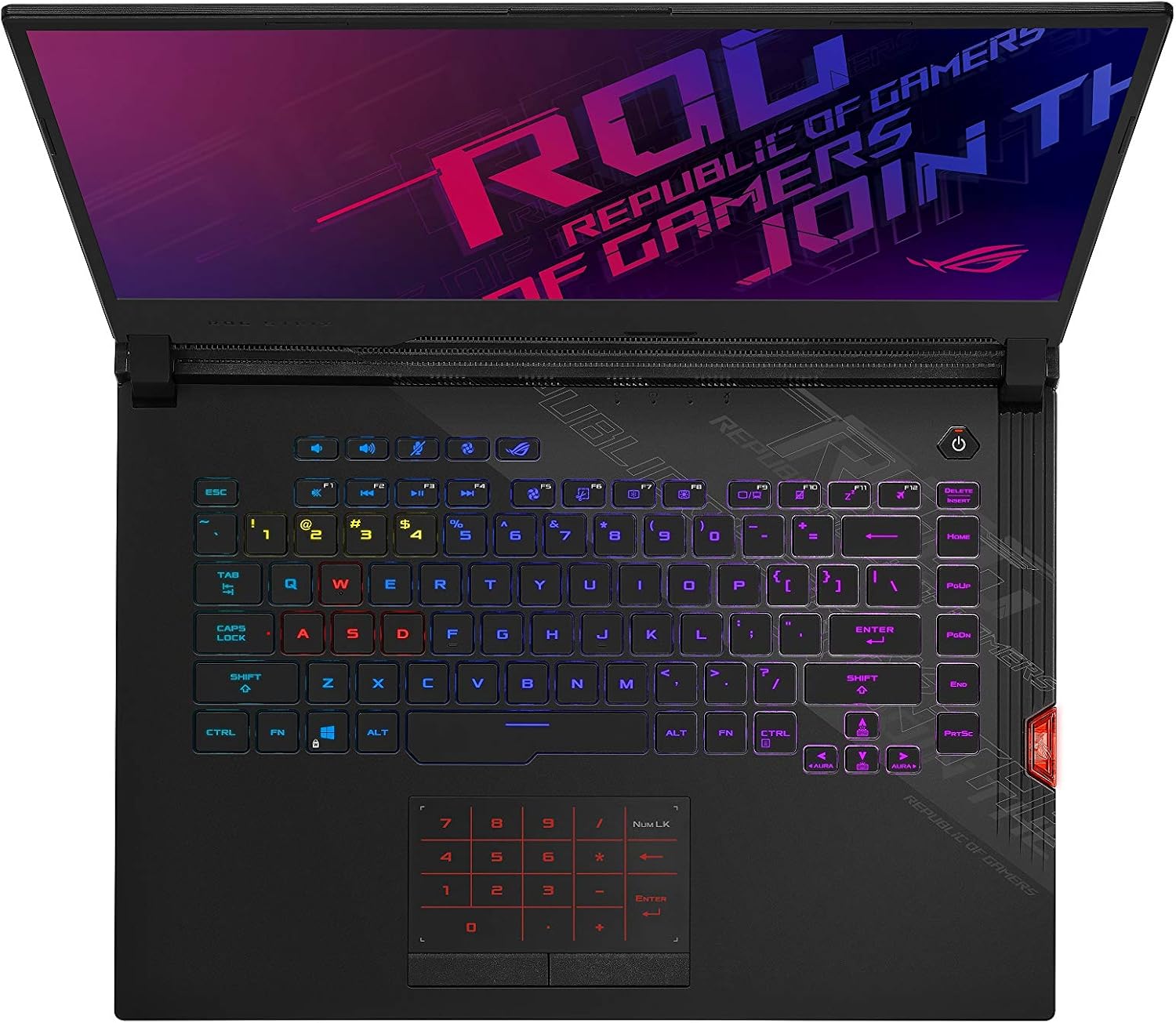 ASUS ROG Strix Scar 15 (2020) Gaming Laptop, 15.6' 300Hz FHD IPS Type, NVIDIA GeForce RTX 2070 Super, Intel Core i9-10980HK, 32GB DDR4, 2TB RAID 0 PCIe SSD, Per-Key RGB, Windows 10 Pro, G532LWS-XS99