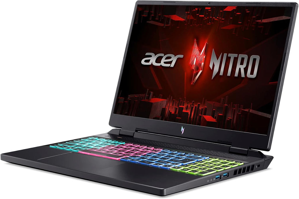 Acer Nitro 16 Gaming Laptop | AMD Ryzen 9 7940HS Octa-Core CPU | NVIDIA GeForce RTX 4070 Laptop GPU | 16' WQXGA 165Hz IPS Display | 16GB DDR5 | 1TB Gen 4 SSD | Wi-Fi 6E | RGB Backlit KB | AN16-41-R5KC