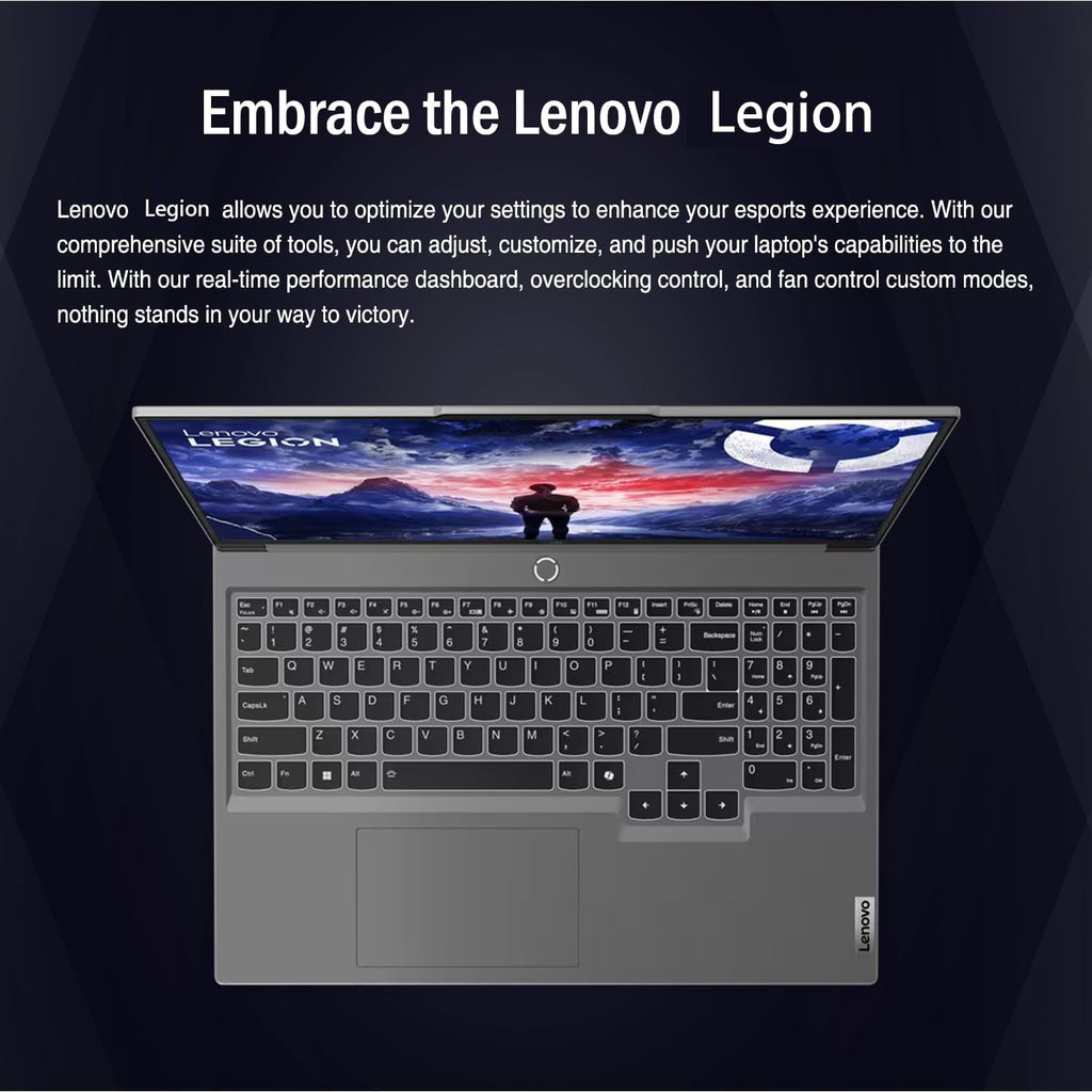 Lenovo Legion 16' WQXGA i9 RTX 4060 Gaming Laptop, 16' WQXGA 165Hz, Intel i9-14900HX, NVIDIA GeForce RTX 4060, 32GB DDR5 RAM, 1TB SSD, W11H, Bundle with PCO Notebook Folding Radiator, Laptop Cooler