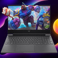 HP Victus 15.6 Ryzen 5 RTX 4050 Gaming Laptop, 15.6' FHD 144Hz, AMD Ryzen 5 8645HS (Beats Intel i7-1355U & Intel i5-14400F), NVIDIA GeForce RTX 4050, 16GB DDR5 RAM, 1TB SSD, Backlit KB, W11H