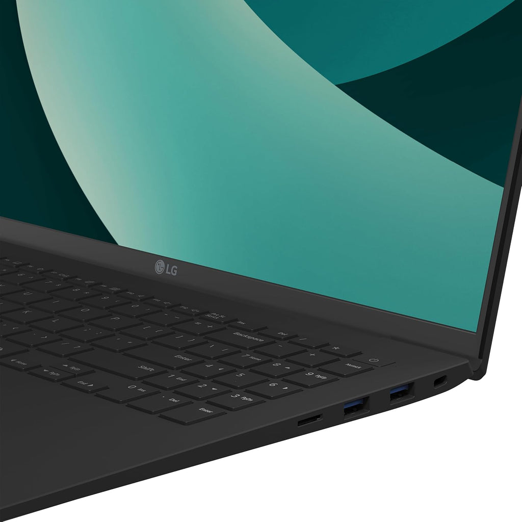 LG gram 16-inch Thin and Lightweight Laptop, Windows 11 Home, AI-Enabled Intel Evo Edition Powered by Intel Core Ultra7(Series 2) 255H Processor, 32GB RAM, 1TB SSD, Obsidian Black