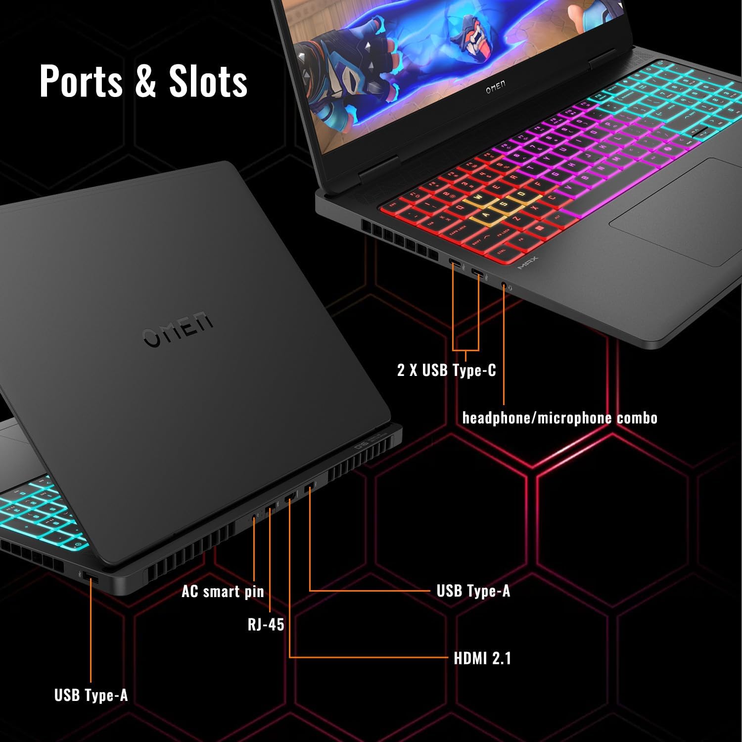 HP Omen MAX 16 RTX 5060 Pro Gaming Laptop, 16' WQXGA 240Hz, AMD Ryzen AI 9 HX 375(Beats Intel i9), NVIDIA RTX 5060, 16GB DDR5 RAM, 1TB SSD, RGB Keyboard, Wi-Fi 7, W11 P, Bundle with PCO Laptop Cooler