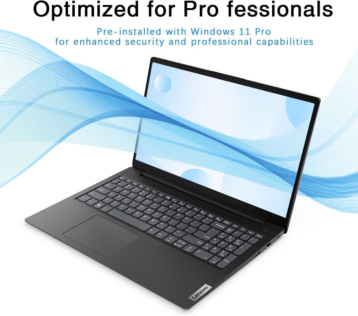 Lenovo V15 Laptop | 32GB RAM | 2TB SSD | Intel 4-core Processor | 15.6' FHD (1920 x 1080) | Ethernet RJ-45 | Military Durability | Long Battery Life | Lightweight Portable Design | Windows 11 Pro