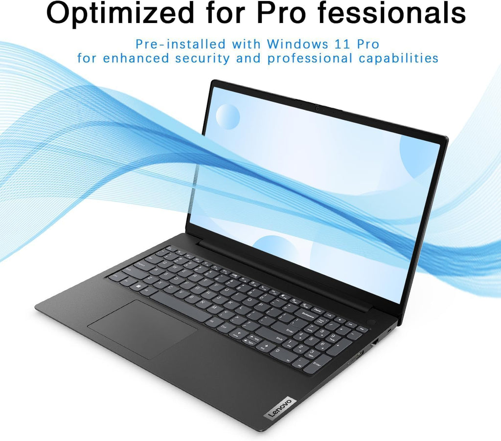 Lenovo V15 Laptop | 32GB RAM | 1TB SSD | Intel 4-core Processor | 15.6' FHD (1920 x 1080) | Ethernet RJ-45 | Military Durability | Long Battery Life | Lightweight Portable Design | Windows 11 Pro