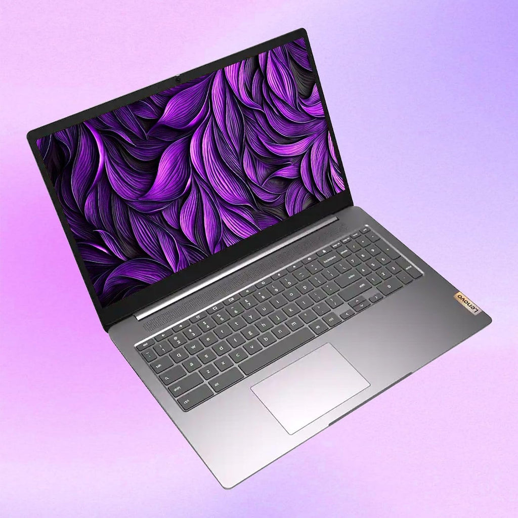 Lenovo 15.6' FHD Chromebook-Intel Quad-Core N4120(> N4020) 4GB RAM,192GB Storage,(64GB eMMC+128GB SDCard),with Privacy Camera,Wi-Fi6,HDMI1.4,Chrome OS,Artic Grey