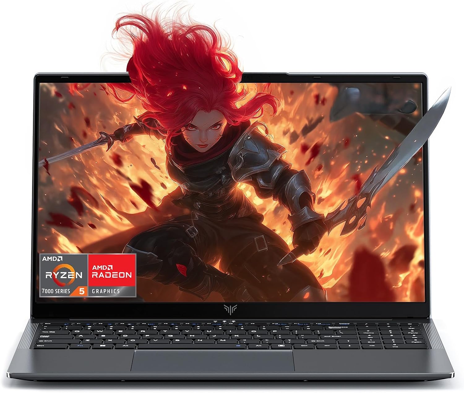 MALLRACE Gaming Laptop,Laptop with AMD Ryzen 7000 Series Processor (Up to 4.3GHz), AMD Radeon Graphics, 16GB DDR4 512GB NVMe SSD, Wi-Fi 6, Type-C, 15.6 inch Windows 11 Laptops Computer for Work