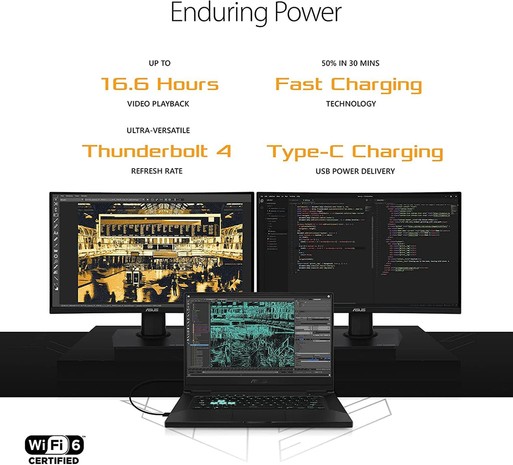 ASUS TUF Dash F15 Gaming Laptop 2022 | 15.6' 144Hz FHD Display | 11th Intel i7-11370H 16GB DDR4 1TB NVMe SSD | NVIDIA GeForce RTX 3050Ti 4GB GDDR6 WiFi 6 Thunderbolt Backlit KB RJ45 | Win 11 Pro