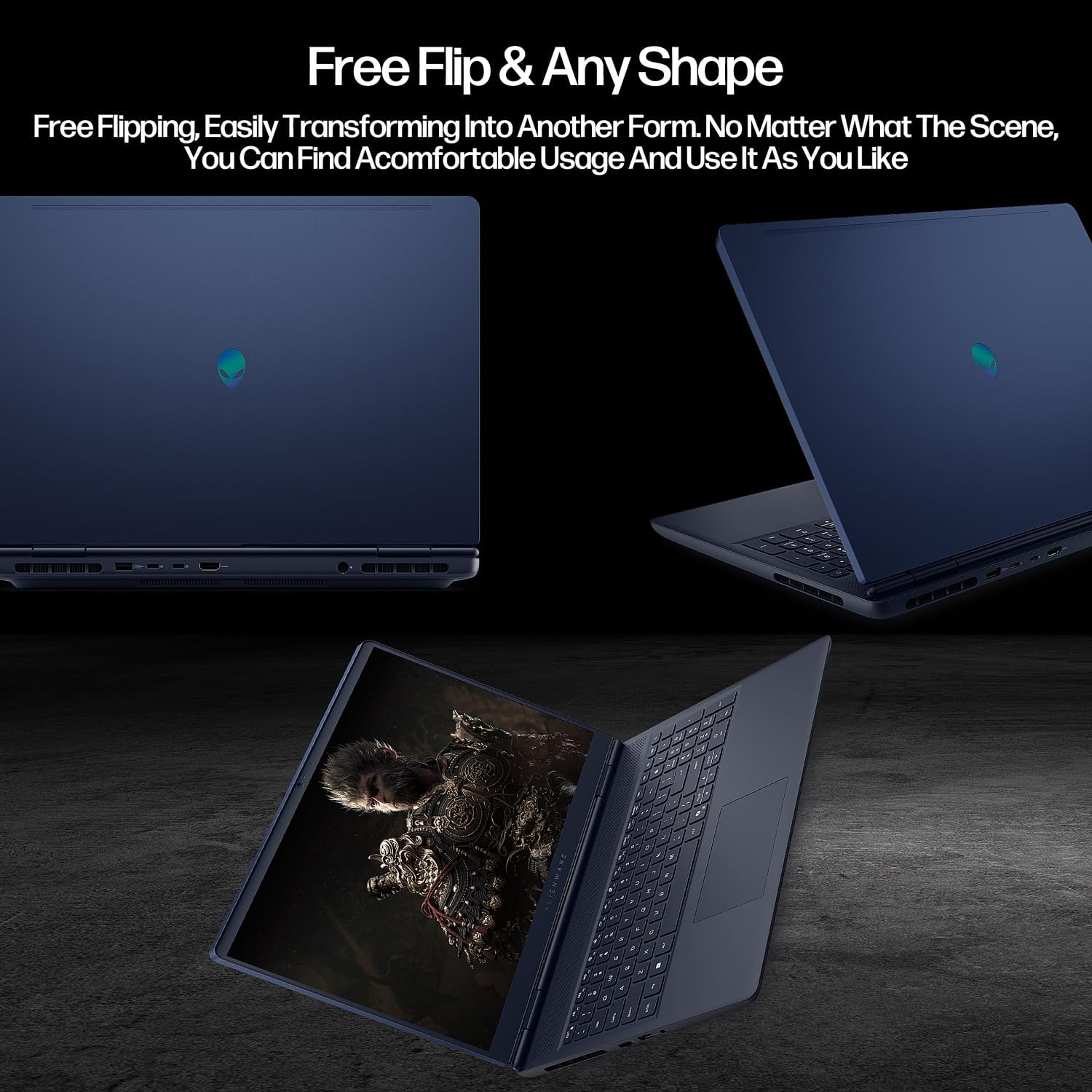 Dell Alienware 16 Aurora AC16250 Gaming Laptop, Intel Core 7 240H, NVIDIA GeForce RTX 5050, 16' WQXGA 120Hz IPS, 64GB RAM, 2TB SSD, WiFi 7, w/Cooling Pad HDMI Cable, Windows 11 Pro