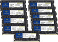 Timetec 160GB KIT (10x16GB) DDR4 2400MHz (PC4-2400T) PC4-19200 SODIMM Laptop RAM – 260-Pin 1.2V CL17 Non-ECC Unbuffered Memory Module for Laptop, Notebook, Mini PC, All-in-One