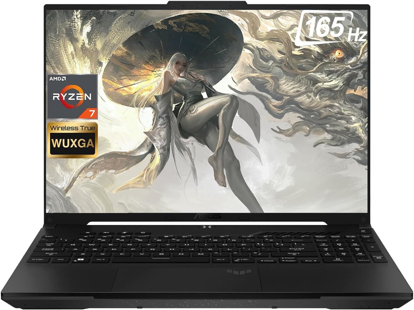 ASUS 2024 Newest TUF A16 Gaming Laptop, 16' 165Hz WUXGA Display, AMD Ryzen 7 7735HS(8-core), ‎32GB RAM, 1TB SSD, AMD Radeon RX 7700S, Windows 11 Home