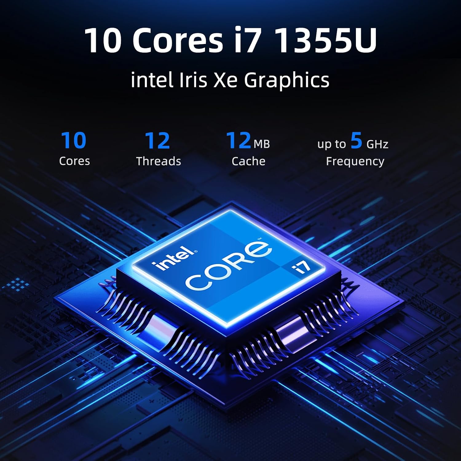 HP i7 Touchscreen Laptop, 10-Cores Intel Core i7-1355U(Up to 5GHz, Beat Core 7 160U), 32GB RAM 1TB SSD 15.6' FHD Intel Iris Xe Graphics, Win 11 Pro Wifi6 w/GM Accessory Computer for Business Gaming