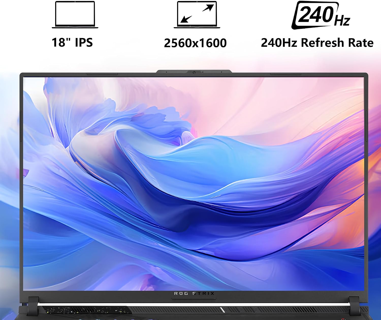ASUS ROG Strix G18 G814 Gaming Laptop | 18' 2560x1600 240Hz (100% DCI-P3) | AMD 16-core Ryzen 9 9955HX (>i9-14900HX) | 32GB DDR5 1TB SSD | GeForce RTX 5070 DLSS4 | RGB Backlit Win11 w/DLCA Accessory