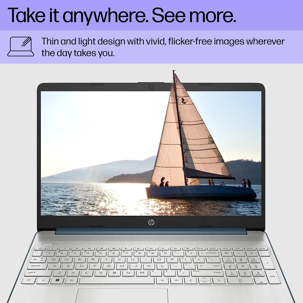 HP 15.6 Flagship HD Business Laptop Computer, Intel i3-1115G4 up to 4.1GHz (Beat i5-1035G4), 16GB RAM, 1TB NVMe SSD, Fast Charge, Numpad, Bluetooth, Wi-Fi, HDMI, Win 11, Spruce Blue, w/GM Accessory