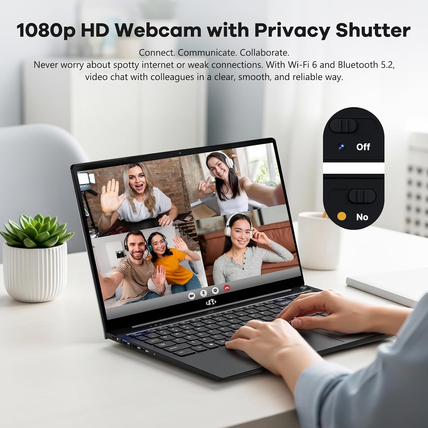 NIMO 15.6' FHD IPS Laptop, i5-12450H 8-Core (Beats i7-11800H), 16GB RAM 1TB SSD, Backlit Keyboard, Fingerprint, 100W Type-C Fast Charger, WiFi 6, Ideal for Students & Home Office Computer
