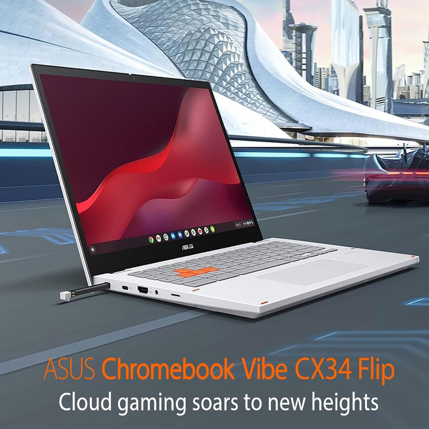 ASUS Chromebook Flip Touchscreen Laptop - 2-in-1 14' WUXGA Touch 144Hz, Intel Core i5-1235U, 8GB RAM| 512GB SSD, Backlit Keyboard, Stylus Pen, Gaming Chromebook Tablet