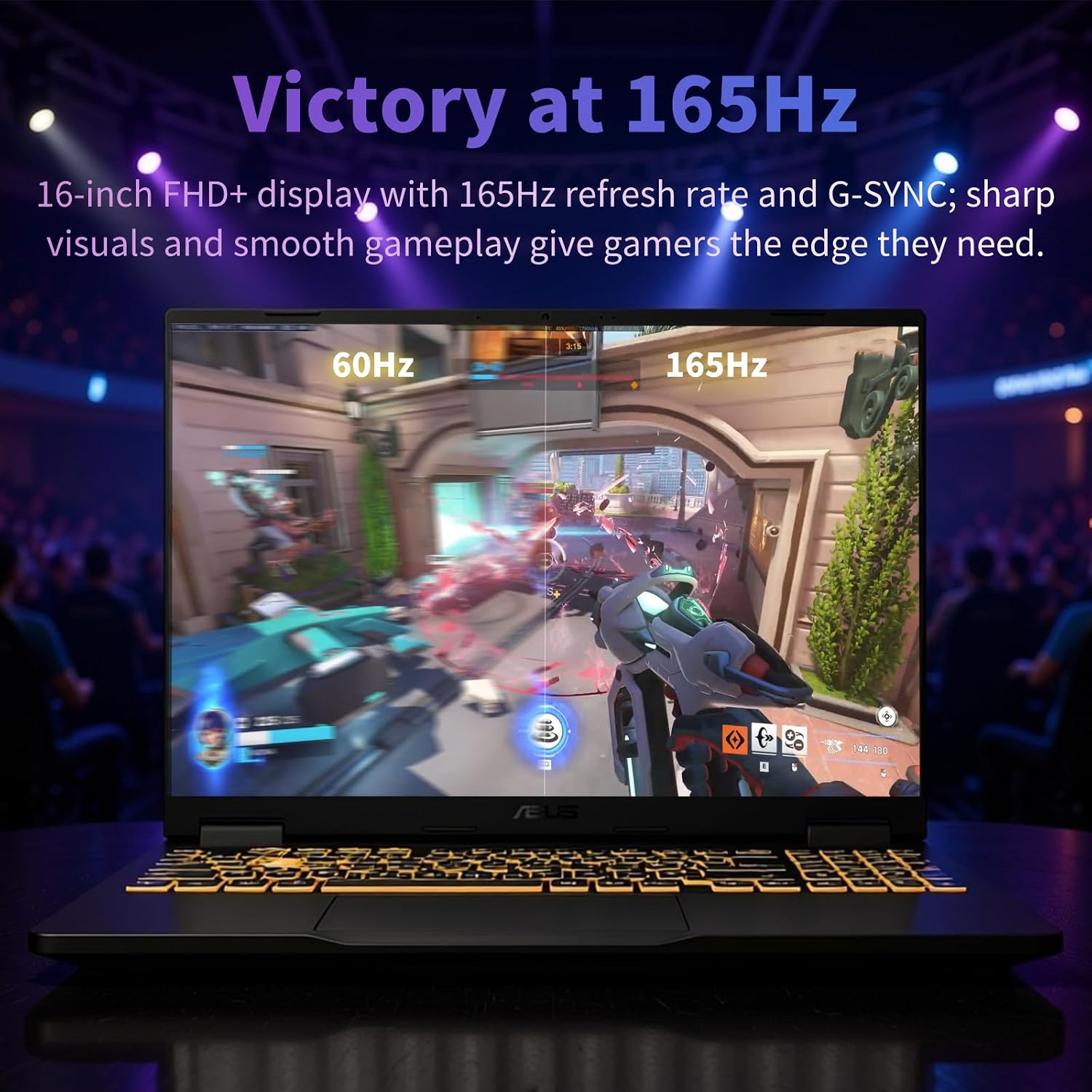 ASUS TUF F16 Gaming Laptop • Dedicated GeForce RTX 5060 • 16'' FHD+ IPS Anti-Glare Display • Intel i7 14650HX(16-Core) • Backlit KB • Facial Recognition • Win 11 Pro • Accessories • 32GB DDR5+1TB SSD
