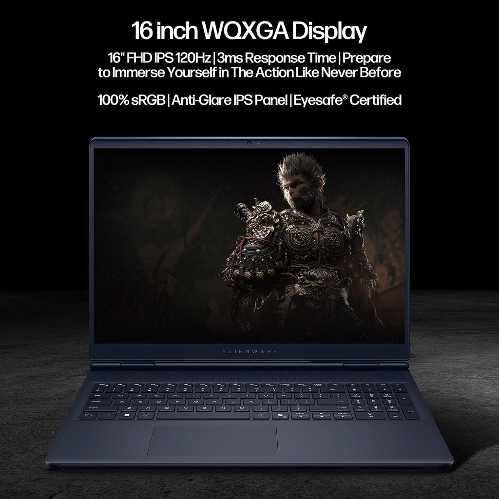 Dell Alienware 16 Aurora AC16250 Gaming Laptop, Intel Core 7 240H, NVIDIA GeForce RTX 5050, 16' WQXGA 120Hz IPS, 64GB RAM, 2TB SSD, WiFi 7, w/Cooling Pad HDMI Cable, Windows 11 Pro