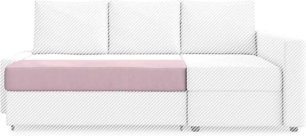 MASTERS OF COVERS Snug Fit Friheten Slipcover for The IKEA Friheten with Chaise Corner Cover, Sofa Bed Cover, Sectional Slipcover Replacement (Pink)（Cover Only！Not Sofa！）
