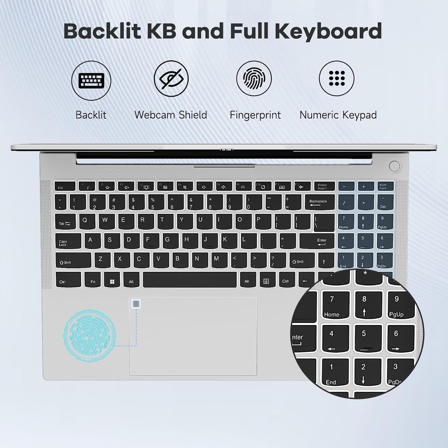 NIMO 15.6' IPS FHD-Gaming-Laptop,AMD Ryzen 5 6600H 16GB DDR5 RAM 512GB SSD (Beat i5-1335U, 6 Cores Up to 4.5GHz) AMD Radeon 660M GPU-Computer with 100W Type-C Backlit Keyboard Fingerprint
