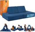 Nugget - The Original Play Couch for Kids - Modular Foam Children's Sofa for Playroom, Imagination, & Creative Open Ended Play - Washable & Convertible Playroom Furniture, Blueridge