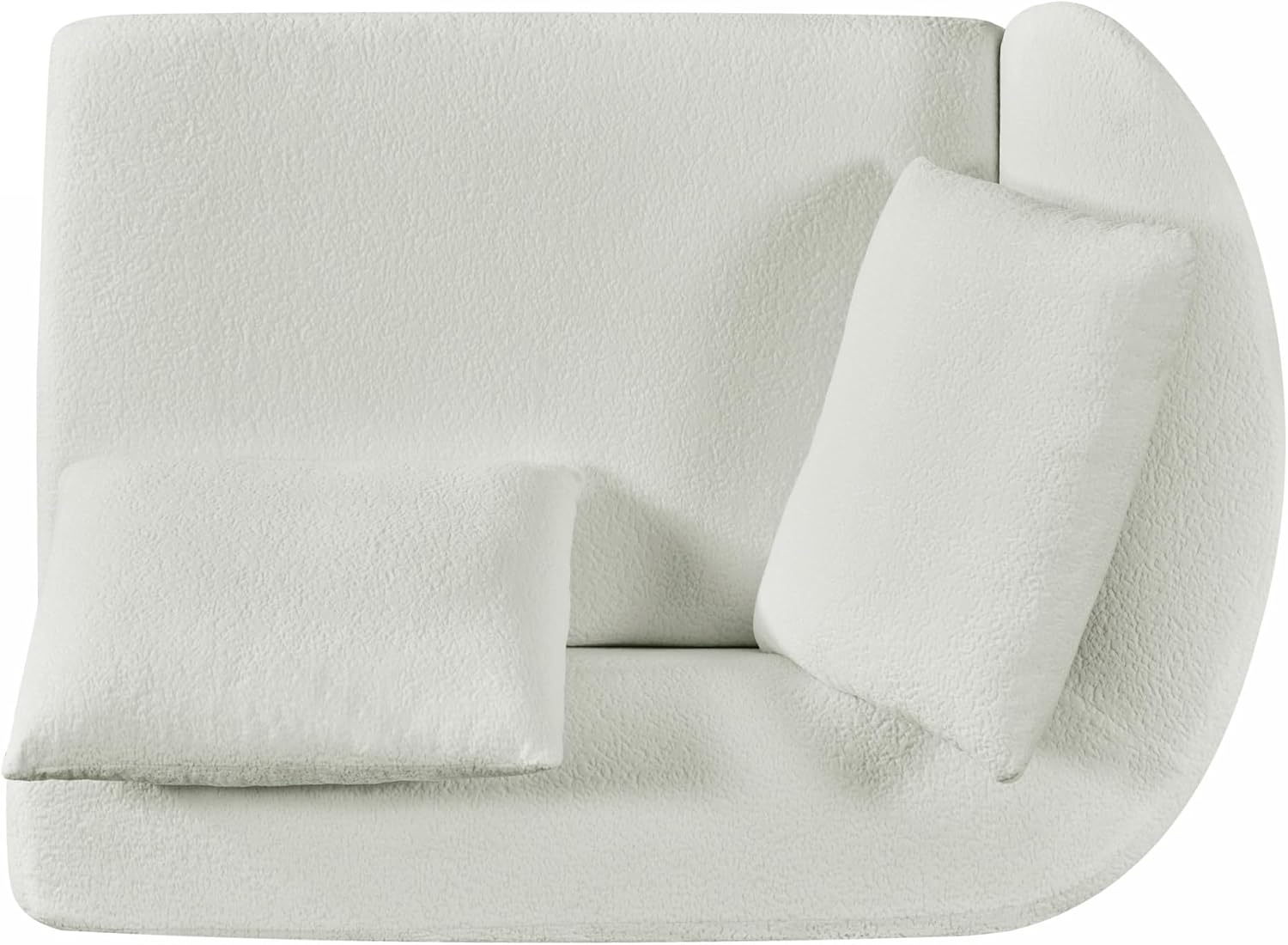 Christopher Knight Home Randa Modern Fabric Upholstered 5-Seater Sofa, Oversized Chair Cloud Couch, Fully Assembled Long Sofa Chaise Lounge, Fully Assembled, Milky White