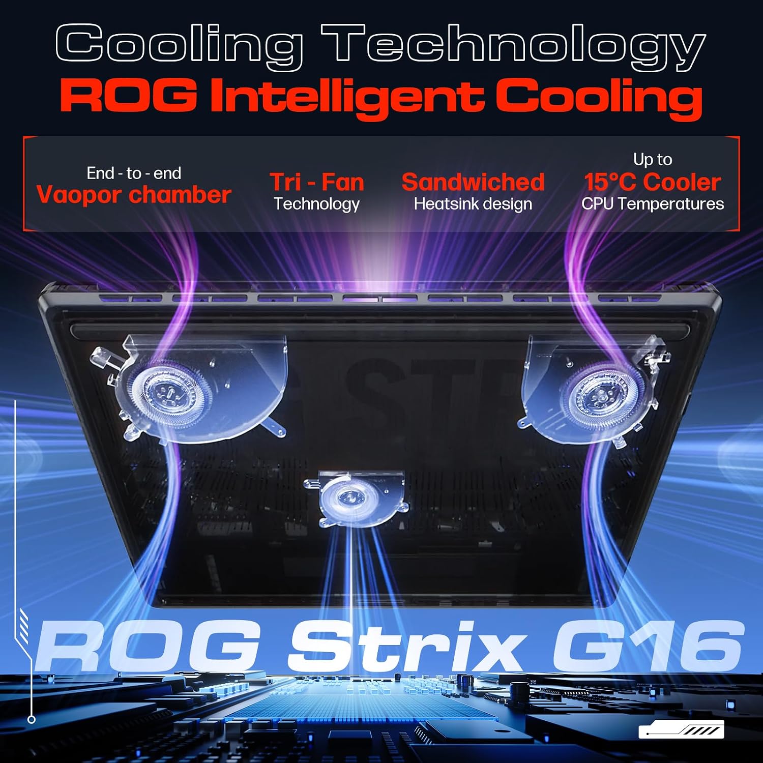 ASUS ROG Strix G16 Gaming Laptop, NVIDIA GeForce RTX 5060, Intel i7-14650HX, 64 GB DDR5, 2 TB SSD, 16 inch FHD+ 165Hz 3ms, WiFi 7, Dolby Atmos, Hires Audio, HD+ Cam, Windows 11 Pro, Accessories