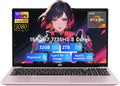 NIMO 15.6' IPS FHD Gaming-Laptop, AMD 8 Cores Ryzen 7 7735HS 32GB DDR5 RAM 2TB SSD (Beats i7-12650H, Up to 4.75GHz) Computer with Radeon 680M 100W Type-C Backlit Keyboard Fingerprint Unlock, Rose Gold