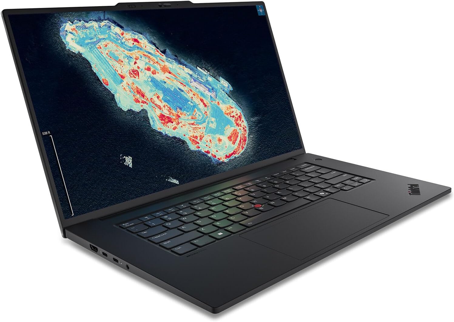 Lenovo ThinkPad T1g Gen 8, AI Laptop, Intel Ultra 9 285H vPro, 16' 3.2K (3200 x 2000) OLED, Touch, VRR 40-120Hz, 600 nits, 64GB DDR5, 2TB Gen5 SSD, NVIDIA RTX 5070, 5MP Camera, Win 11 Pro- Black
