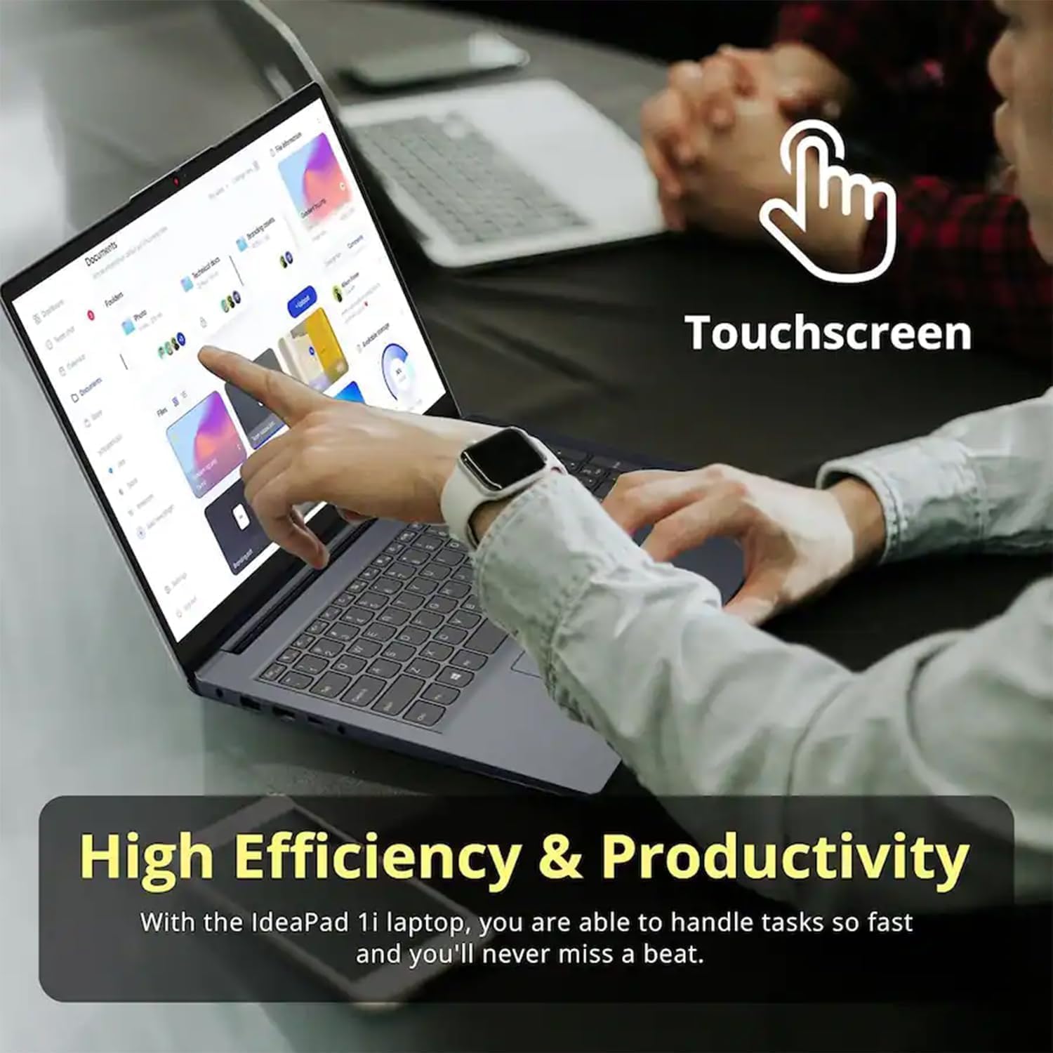 Lenovo New IdeaPad 15.6' Touchscreen Business Laptop with Office Web Apps | 8GB RAM - 1TB SSD | 2026 Edition | Intel Core i5-1335U 10-core Processor(Beats i7-1255U) | Windows 11 Home