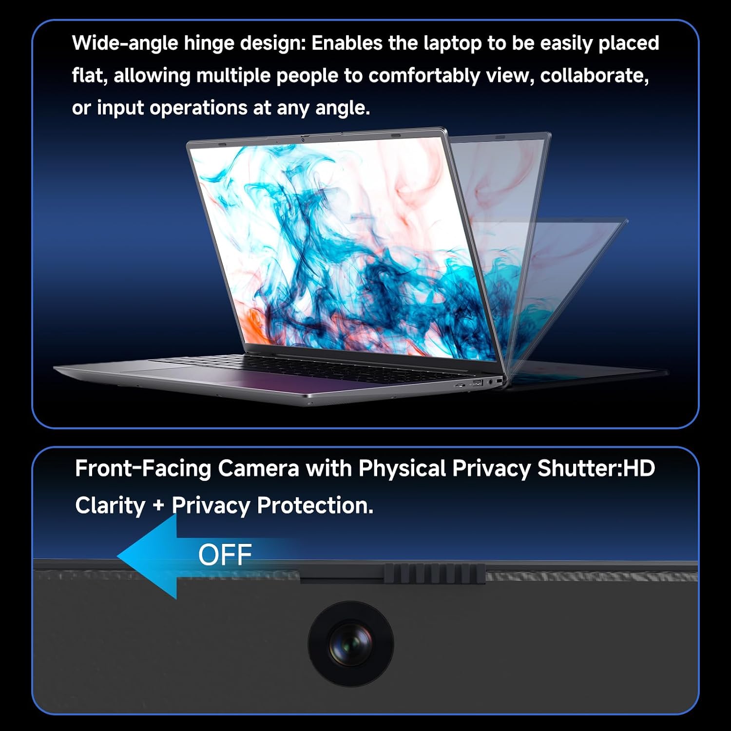 15.6' Laptop, 32GB RAM 512GB SSD, Pentium 6500Y Processor (Beat N5095, Up to 3.4GHz), Laptop Computer with FHD IPS Display, Dual Band Wi-Fi 5, BT 5.0, USB-C, HDMI, Webcam, Long Lasting Battery