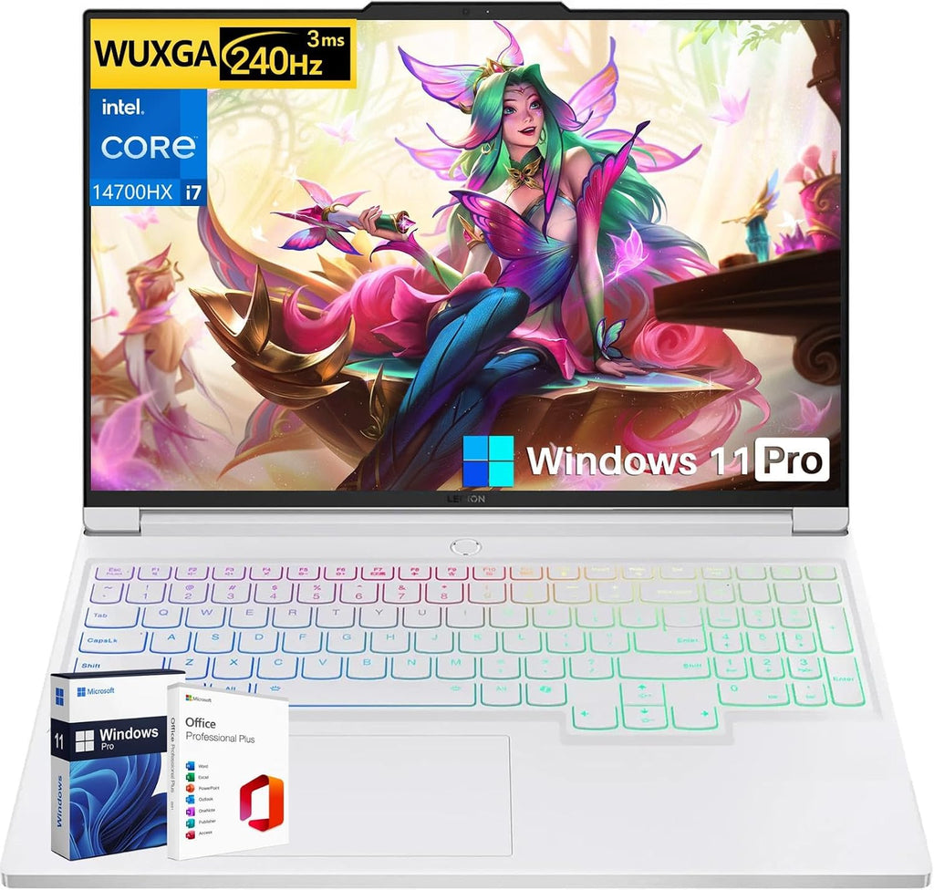 Lenovo Legion 7i 16 Inch Gaming Laptop, Intel i7-14700HX(Up to 5.5 GHz, Beat i9-13900HX), NVIDIA RTX 4060, 16' LCD IPS WQXGA 240Hz, 32 GB DDR5, 2 TB SSD, Wi-Fi 6E, Windows 11 Pro, MS Office Pro