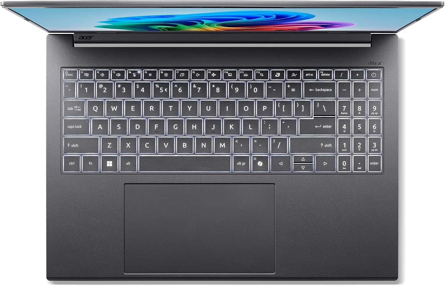 acer Aspire 14 AI Copilot+ PC | 14' WUXGA Touchscreen Display | Intel Core Ultra 7 Processor 256V | NPU: Up to 47 Tops - GPU: Up to 64 Tops | Intel ARC 140V | 32GB LPDDR5X | 1TB SSD | Wi-Fi 6E