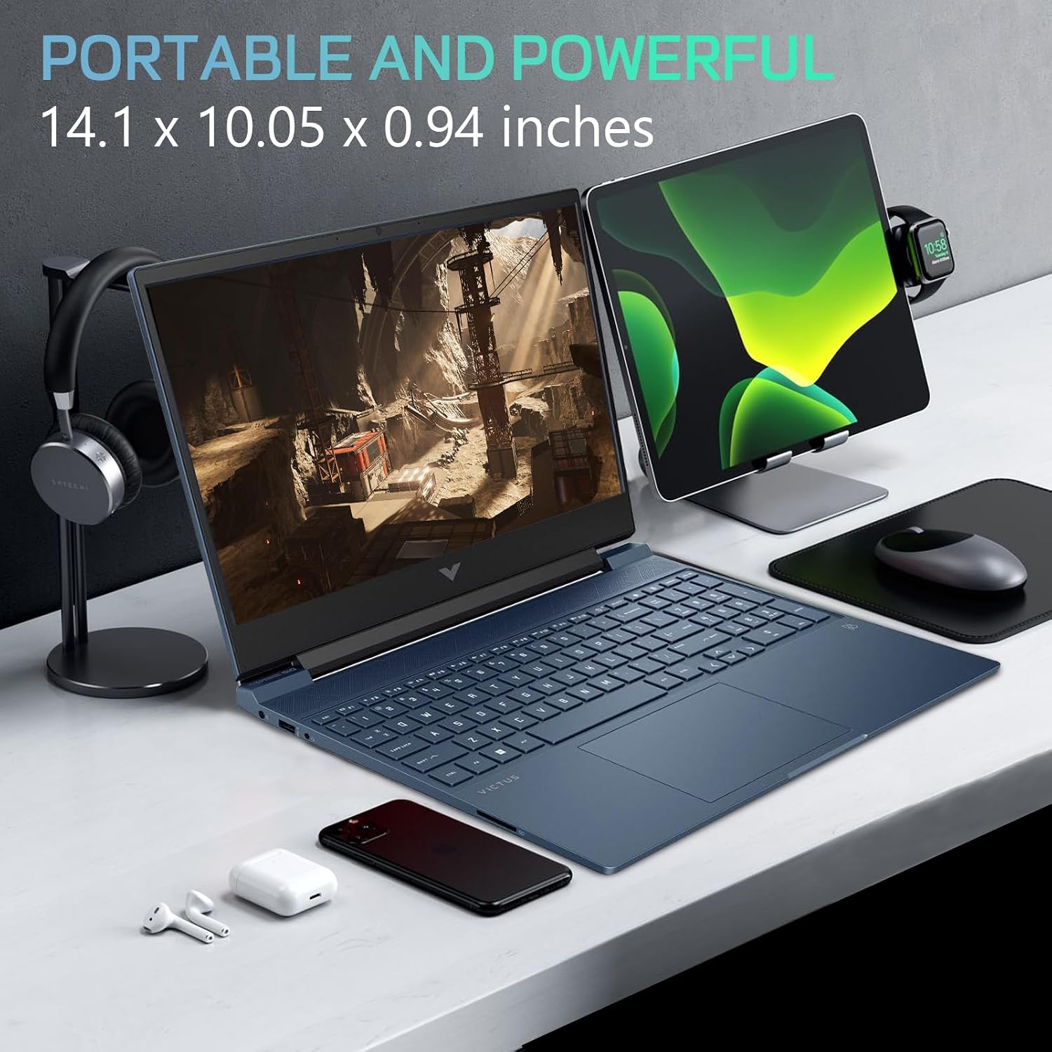 HP Victus 15 Gaming Laptop,Intel Core i7-13620H(10C/16T), NVIDIA GeForce RTX 4060,15.6'FHD Display Laptop Computer,32GB RAM 2TB NVMe SSD with Webcam,Backlit KB,Type_C,Wi-Fi 6,Windows 11 Pro