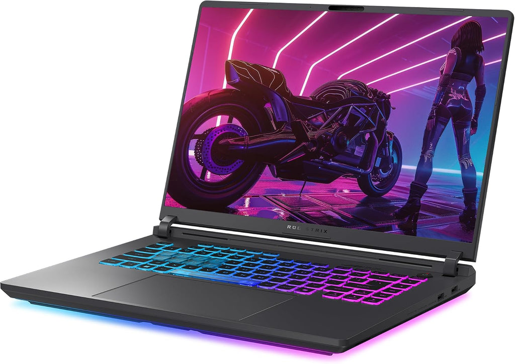 ASUS ROG Strix G16 Gaming Laptop, Intel i7-14650HX, 32 GB DDR5 RAM, 2 TB PCIe SSD, 16' FHD+ (1920x1200) Display, Nvidia G-Force RTX 5060, 4-Zone RGB Keyboard, W11 Home, Eclipse Gray