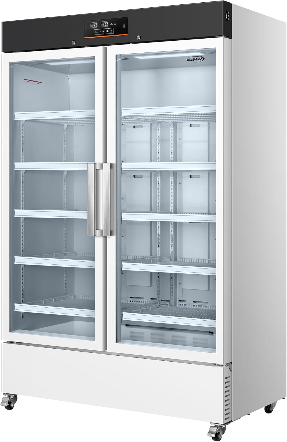 KoolMore 35 cu. ft. Medical Vaccine Refrigerator for Pharmacy and Laboratory with Multi-Level Emergency Alarms, UL-Listed in White (KM-PHR-35C)