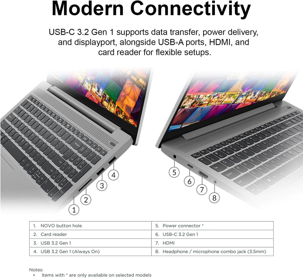 Lenovo Ideapad 5 15.6' FHD Touchscreen Laptop | Intel Core i5 Processor | Windows 11 | 8GB RAM | 256GB PCIe SSD | Full-Size Backlit Keyboard | Fingerprint Reader & Privacy Shutter | Dolby Audio