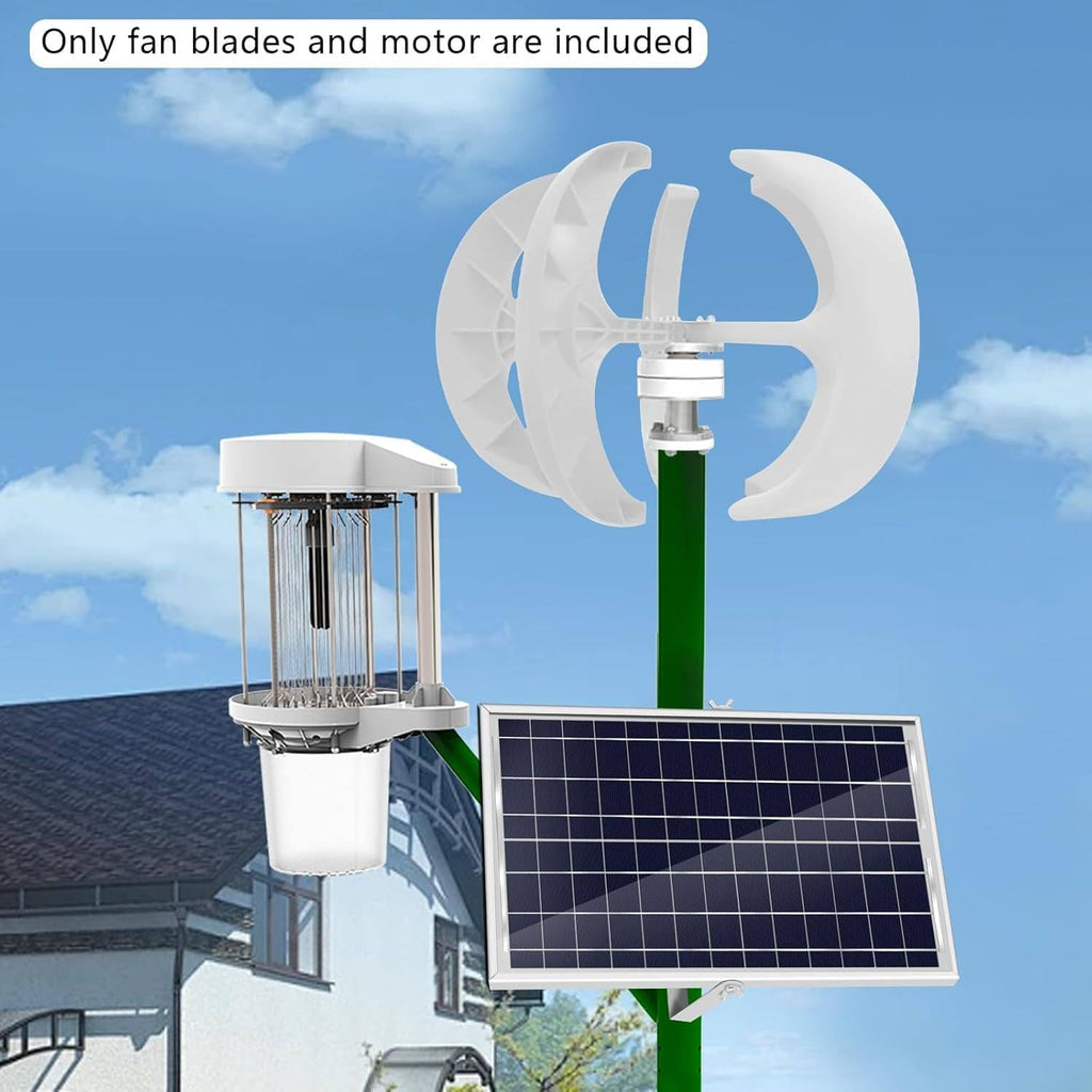 '400W 600W 800W 1000W 1200W No Noise Vertical Wind Turbine Generator Kit - 12V/24V Portable Power for Home Use, Eco-Friendly Renewable Energy Solution'