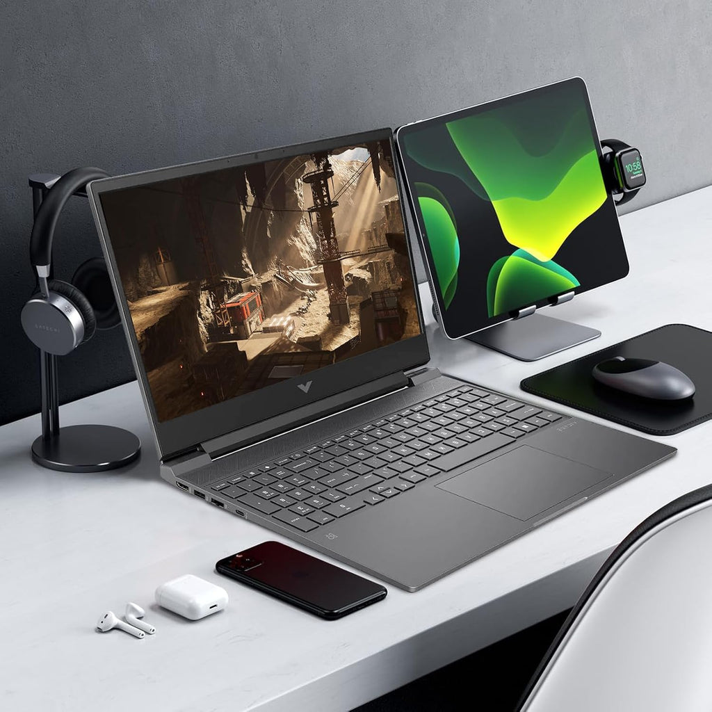HP Victus 15 Gaming Laptop, NVIDIA GeForce RTX 3050, Intel Core i5-13420H (Upto 4.6GHz), 16GB DDR4 RAM, 512GB SSD, 15.6' FHD 144Hz, Backlit Keyboard, RJ-45, Wi-Fi 6, Bluetooth 5.3, Windows 11 Pro