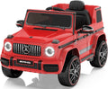 ANPABO Licensed Mercedes-Benz G63 Car for Kids, 12V Ride on Car w/Parent Remote Control, LED Headlights, Music Player/Bluetooth & Horn, Soft Start, Low Battery Prompt, Kids Electric Car, Red