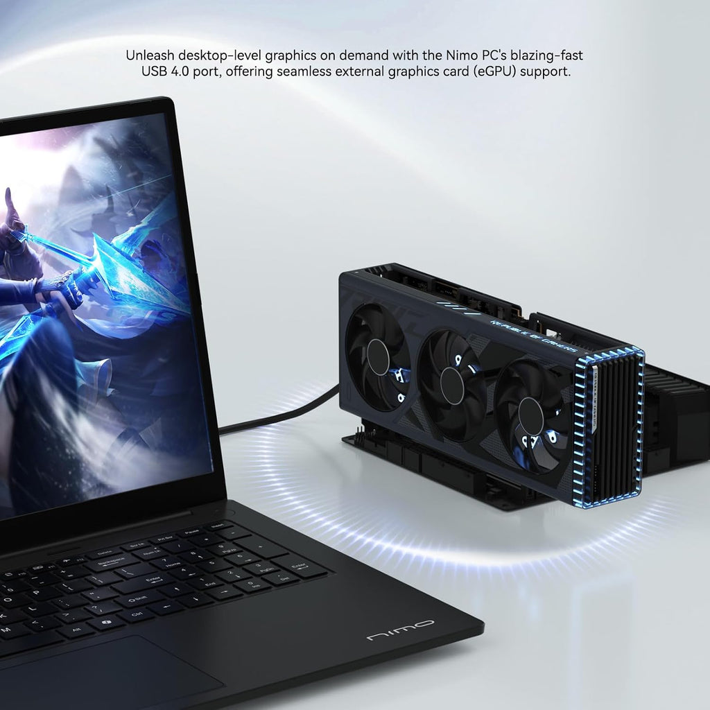 NIMO 17.3' AI Laptop AMD Ryzen AI 9 HX 370 (50 Tops NPU), Radeon 890M Graphics, 64GB DDR5 RAM 1TB PCIe SSD, 144Hz Display, 100W PD USB-C 4.0, Copilot+ Enabled Wi-Fi 6E PC for Working Business Student