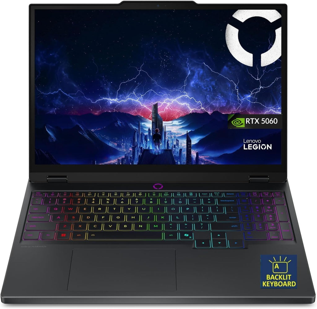 Lenovo Legion 5i, AI Gaming Laptop, Intel Ultra 9 275HX, 16' WQXGA (2560x1600)，240Hz,500 nits, 32GB DDR5,1TB SSD, NVIDIA RTX 5060, 5MP Camera,Backlit Keyboard, Wi-Fi 7, Win 11 -Gray