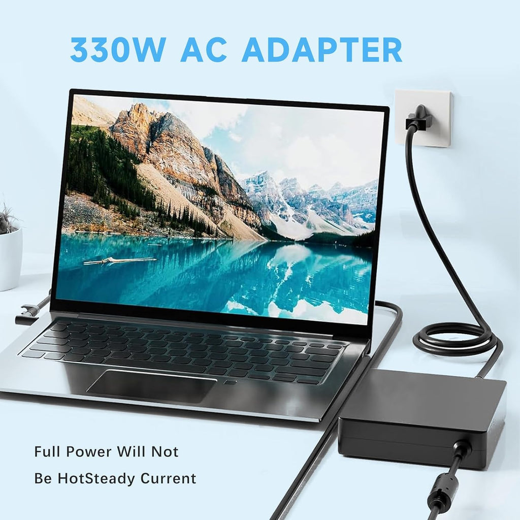 330W Laptop Charger Compatible with HP OMEN 17 Gaming Laptop OMEN 17 17-ck1000 17-ck2000 M34603-001 ADP-330BB TPN-DA60 M34531-003 19.5V/16.92A AC Adapter