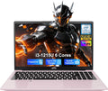 NIMO 15.6' FHD IPS Portable Laptop, Intel Core i3-1215U (Up to 4.4GHz, Beat R5 7520U), 8GB RAM 128GB SSD Work Computer, Backlit KB, Fingerprint, WiFi 6, 65W Type-C Fast Charge, 180° View, for Campus