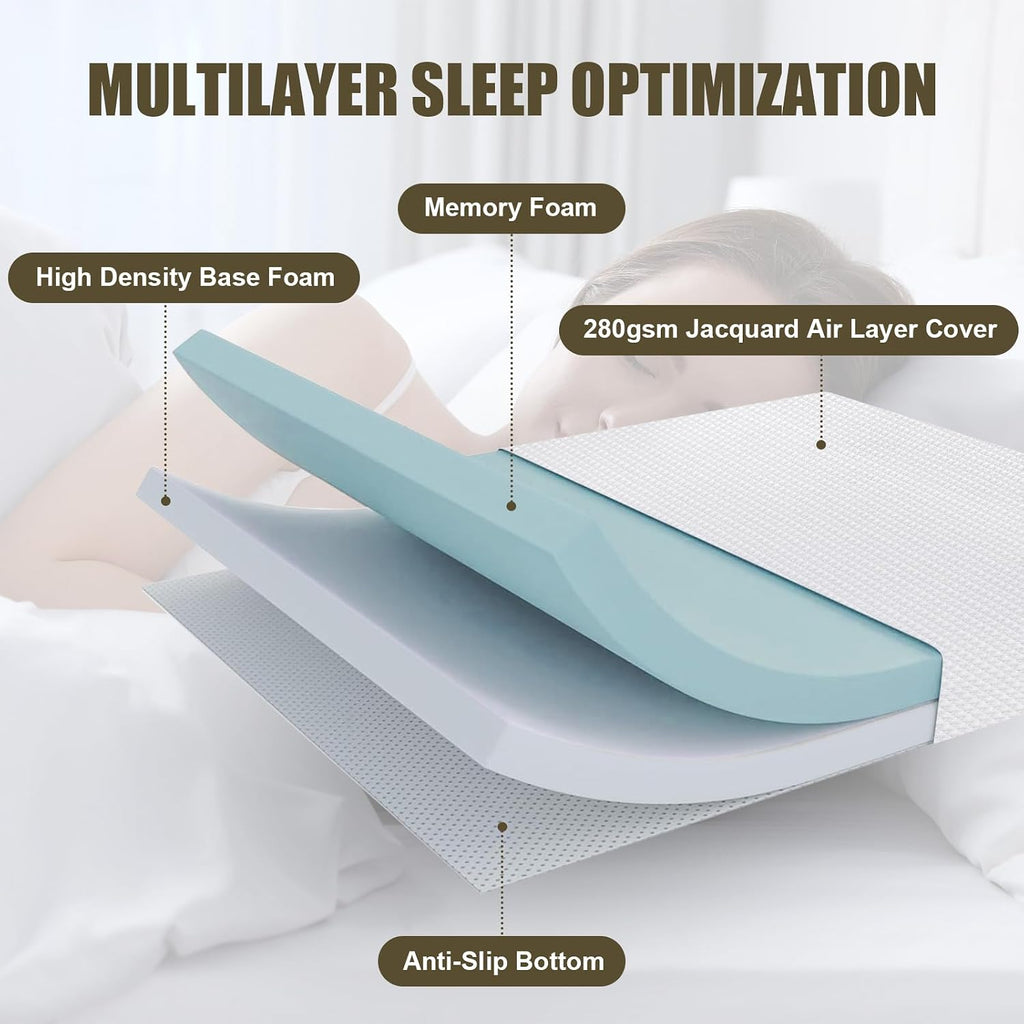 4 inch Full Sofa Mattress with Removable Washable Cover,Replace Pull Out Full Size Sleeper Sofa Mattress for RVs,Daybeds,Boats&Guest Rooms,52x72x4 inch