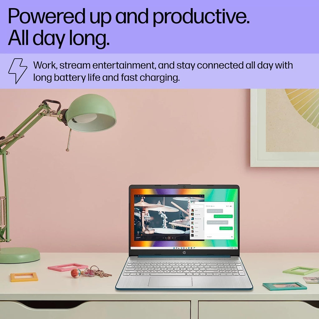 HP 15.6 Flagship HD Business Laptop Computer, Intel i3-1115G4 up to 4.1GHz (Beat i5-1035G4), 16GB RAM, 1TB NVMe SSD, Fast Charge, Numpad, Bluetooth, Wi-Fi, HDMI, Win 11, Spruce Blue, w/GM Accessory